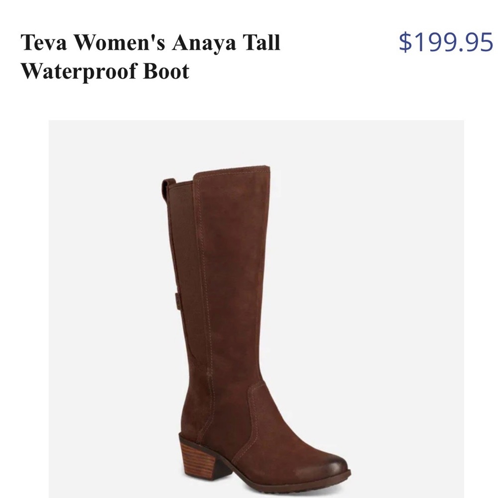 Teva Over the Knee Boots - Rich Brown